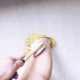 2-in-1 Sided Natural Bristles Brush Scrubber