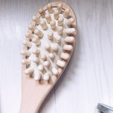 2-in-1 Sided Natural Bristles Brush Scrubber