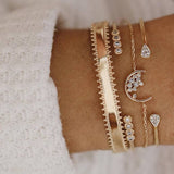 Crystal Marble Charm Bracelets