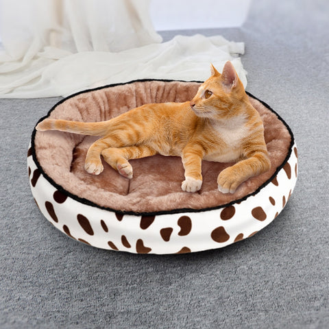 Soft Plush Sleeping Bed for Dogs & Cats