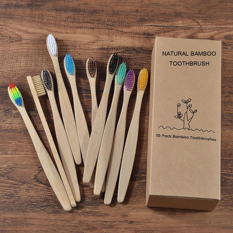 Natural Bamboo toothbrush Eco Friendly