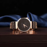 Natural Black Tourmaline Bracelet Watch