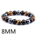 Natural Black Tiger Eye Beads Bracelets