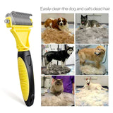 Dog Stainless Double-sided Comb Brush